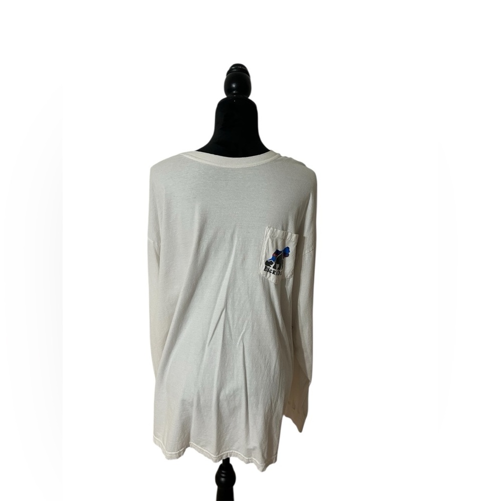 Men's Graphic White Long Sleeve Shirt